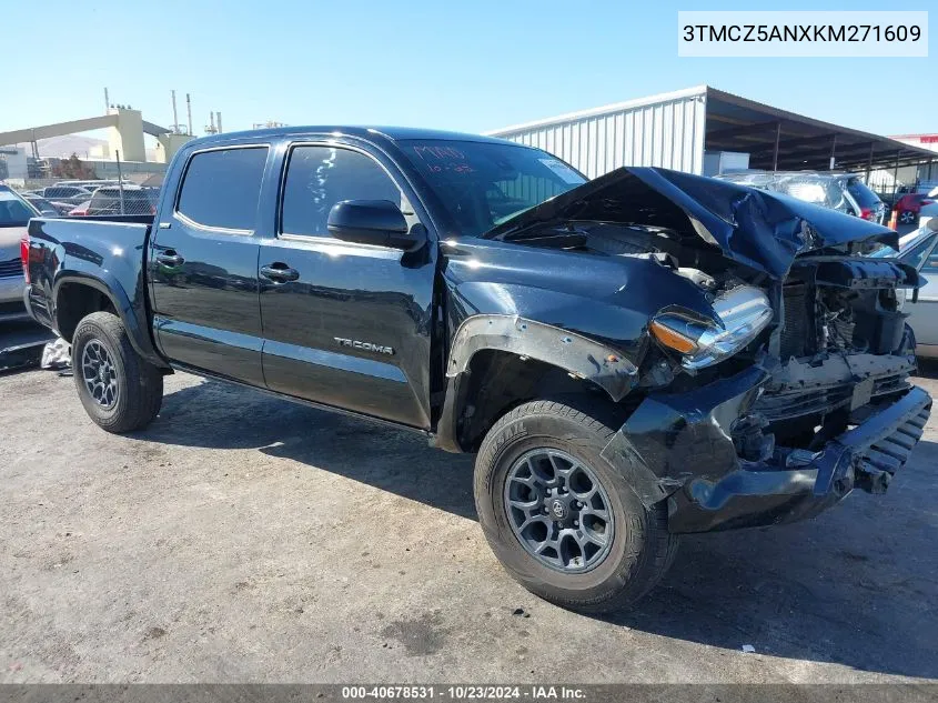 2019 Toyota Tacoma Sr5 V6 VIN: 3TMCZ5ANXKM271609 Lot: 40678531