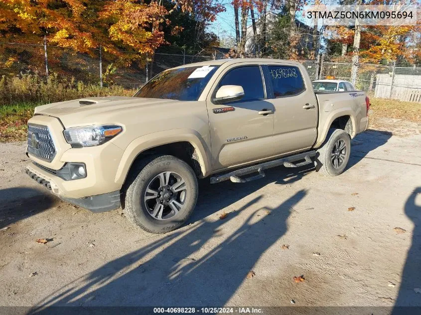 2019 Toyota Tacoma Trd Sport VIN: 3TMAZ5CN6KM095694 Lot: 40698228