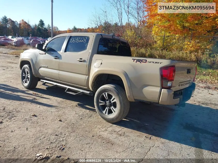 2019 Toyota Tacoma Trd Sport VIN: 3TMAZ5CN6KM095694 Lot: 40698228