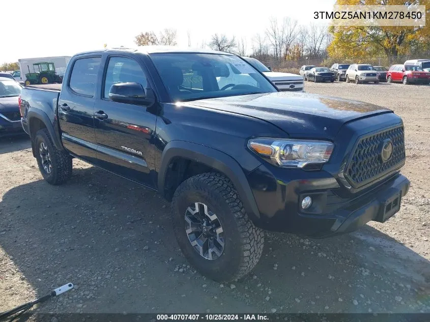 3TMCZ5AN1KM278450 2019 Toyota Tacoma 4Wd Trd Off Road