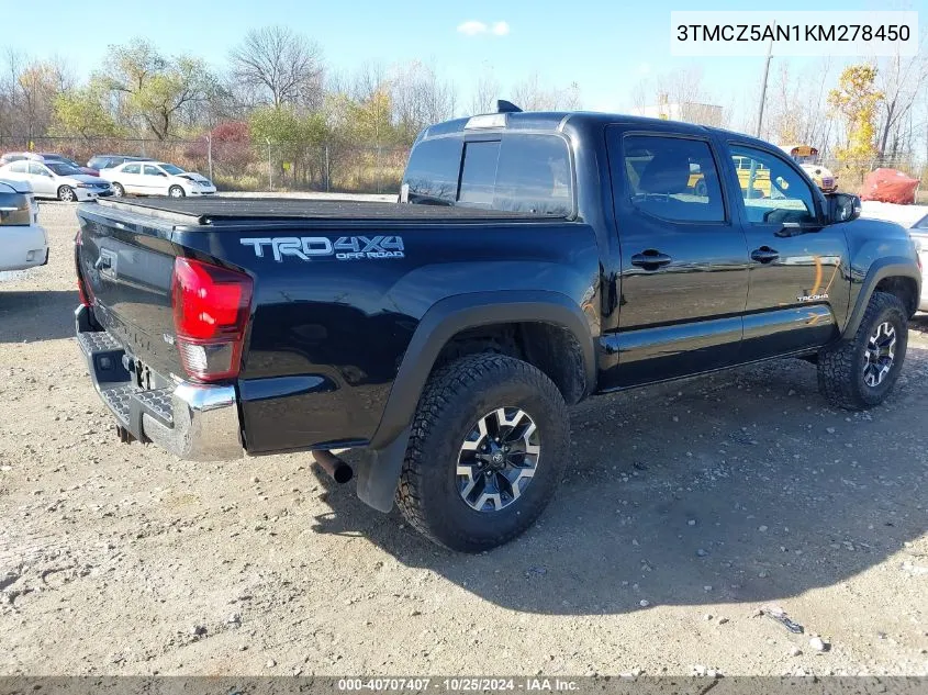 3TMCZ5AN1KM278450 2019 Toyota Tacoma 4Wd Trd Off Road