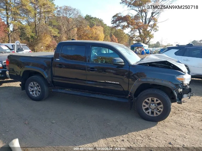 2019 Toyota Tacoma Sr5 V6 VIN: 3TMCZ5AN9KM250718 Lot: 40717551