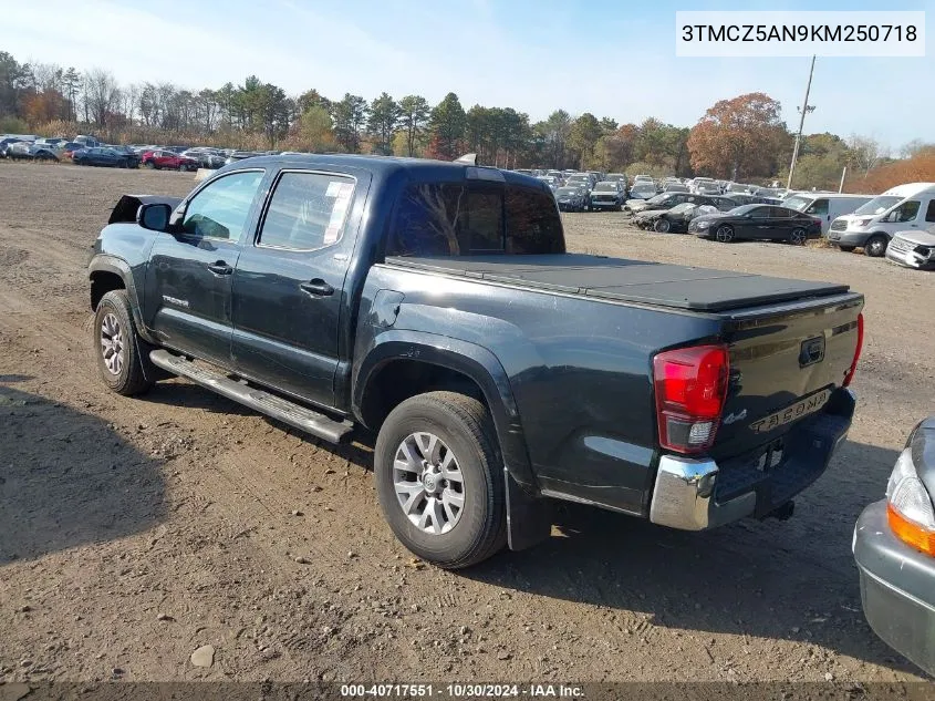 2019 Toyota Tacoma Sr5 V6 VIN: 3TMCZ5AN9KM250718 Lot: 40717551