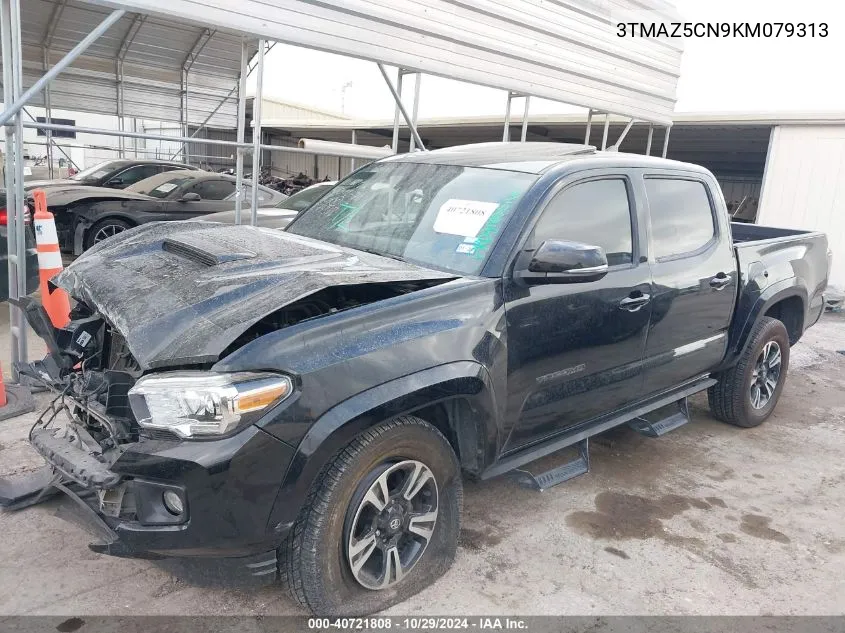 2019 Toyota Tacoma Trd Sport VIN: 3TMAZ5CN9KM079313 Lot: 40721808