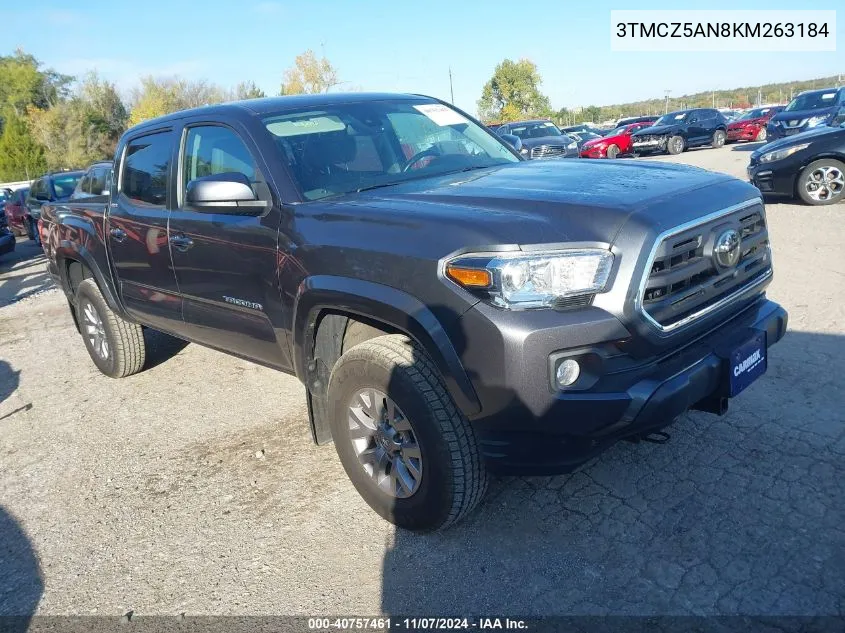 2019 Toyota Tacoma Sr5 V6 VIN: 3TMCZ5AN8KM263184 Lot: 40757461