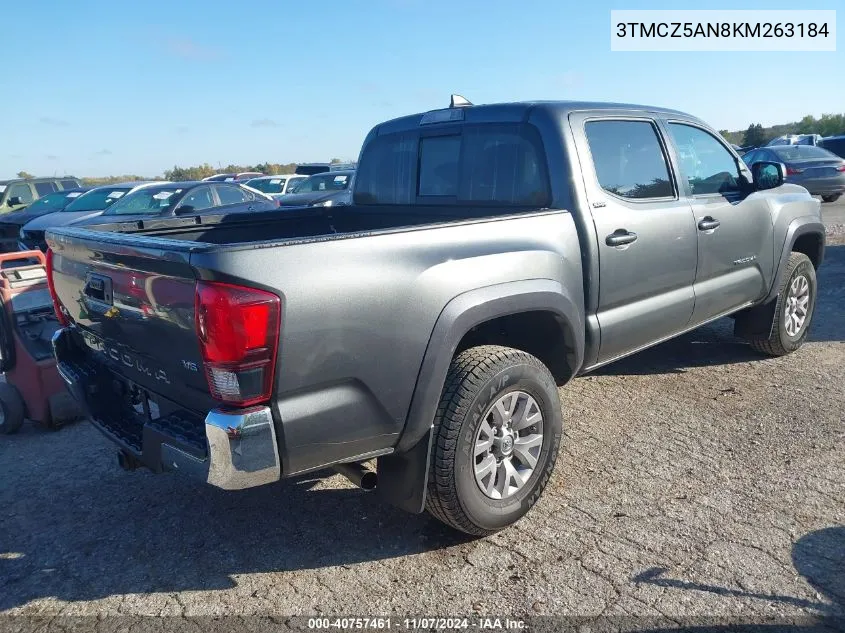 2019 Toyota Tacoma Sr5 V6 VIN: 3TMCZ5AN8KM263184 Lot: 40757461