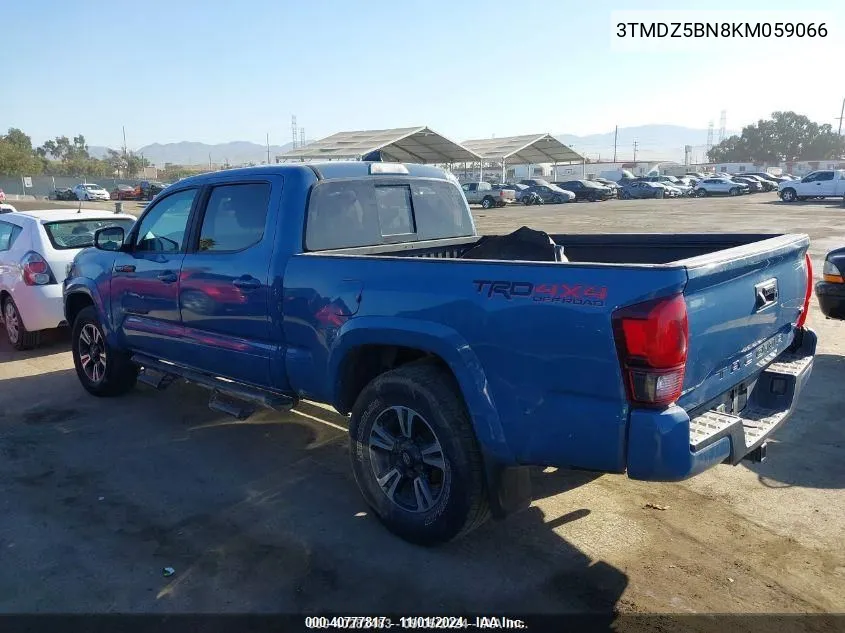 2019 Toyota Tacoma Trd Sport VIN: 3TMDZ5BN8KM059066 Lot: 40777817