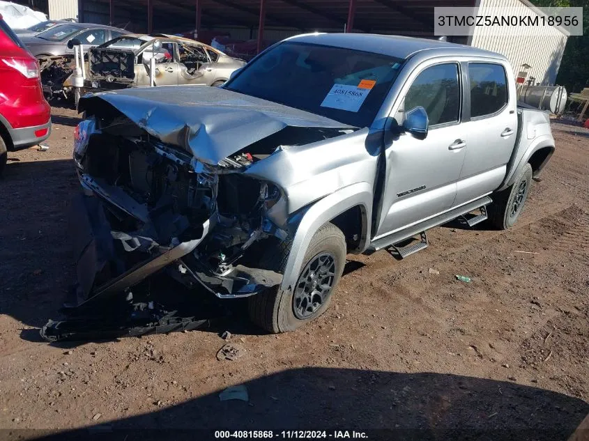 2019 Toyota Tacoma Sr5 V6 VIN: 3TMCZ5AN0KM18956 Lot: 40815868