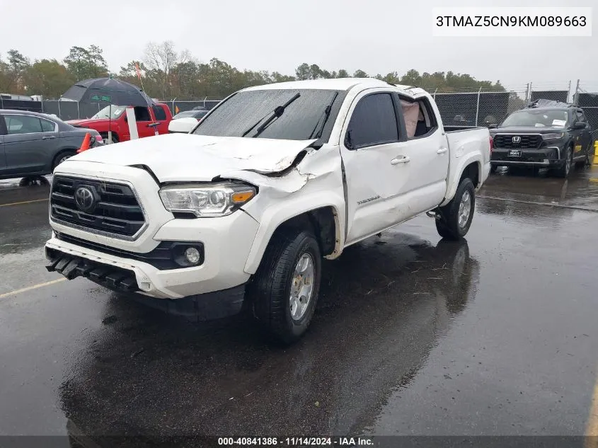 2019 Toyota Tacoma Sr5 V6 VIN: 3TMAZ5CN9KM089663 Lot: 40841386