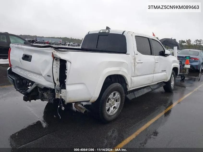 2019 Toyota Tacoma Sr5 V6 VIN: 3TMAZ5CN9KM089663 Lot: 40841386