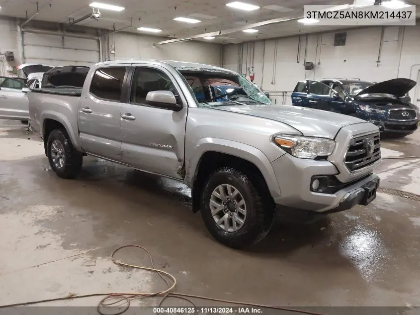 2019 Toyota Tacoma Sr5 V6 VIN: 3TMCZ5AN8KM214437 Lot: 40846125