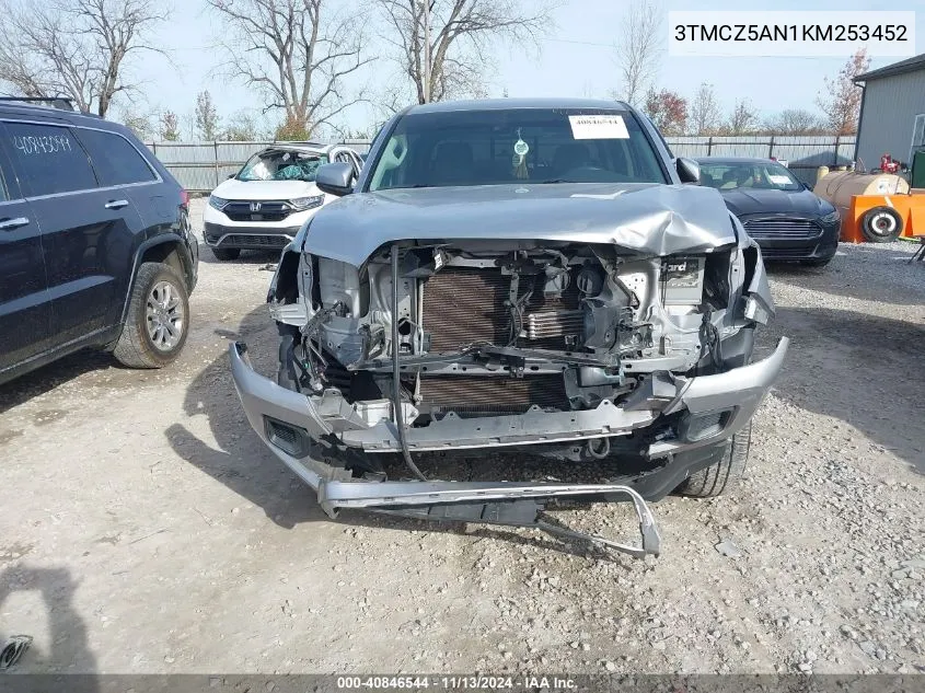 2019 Toyota Tacoma Sr V6 VIN: 3TMCZ5AN1KM253452 Lot: 40846544