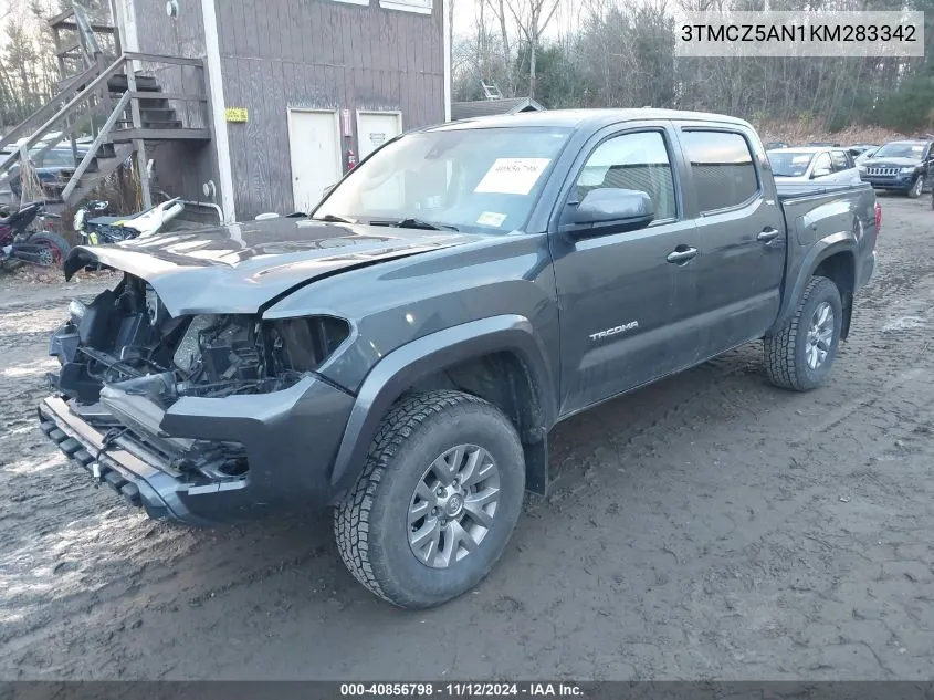 2019 Toyota Tacoma Sr5 V6 VIN: 3TMCZ5AN1KM283342 Lot: 40856798