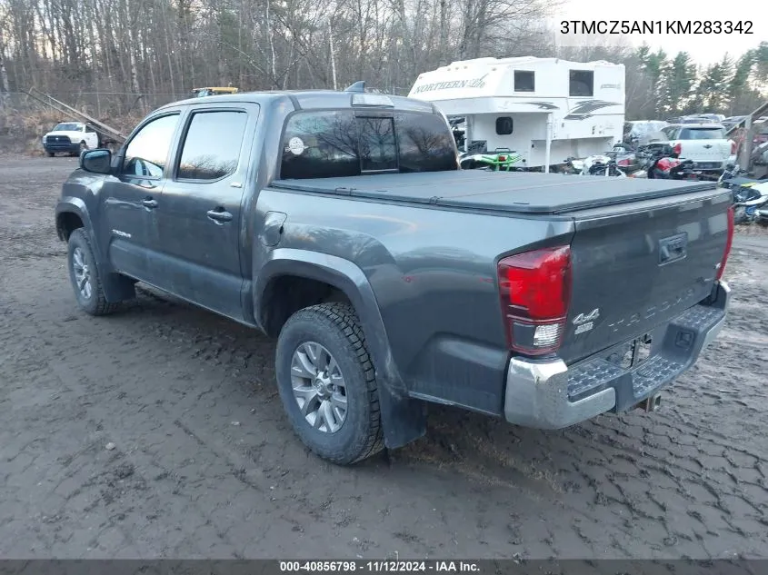 2019 Toyota Tacoma Sr5 V6 VIN: 3TMCZ5AN1KM283342 Lot: 40856798