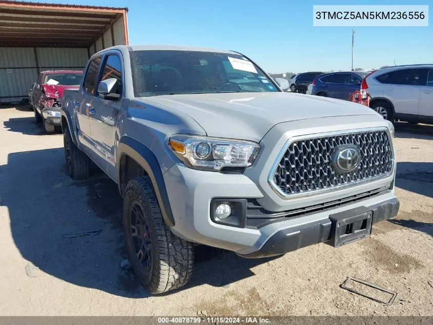 2019 Toyota Tacoma Trd Off Road VIN: 3TMCZ5AN5KM236556 Lot: 40878799