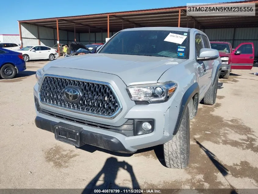 2019 Toyota Tacoma Trd Off Road VIN: 3TMCZ5AN5KM236556 Lot: 40878799