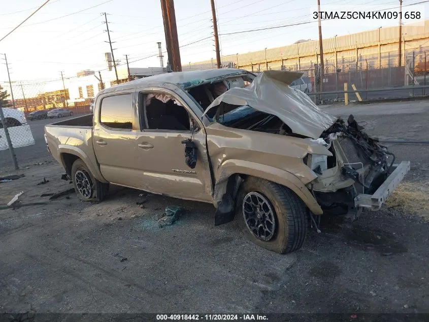 2019 Toyota Tacoma Sr5 V6 VIN: 3TMAZ5CN4KM091658 Lot: 40918442