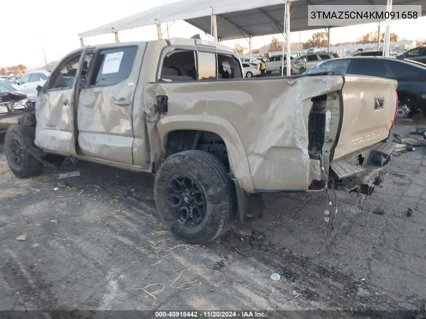 2019 Toyota Tacoma Sr5 V6 VIN: 3TMAZ5CN4KM091658 Lot: 40918442