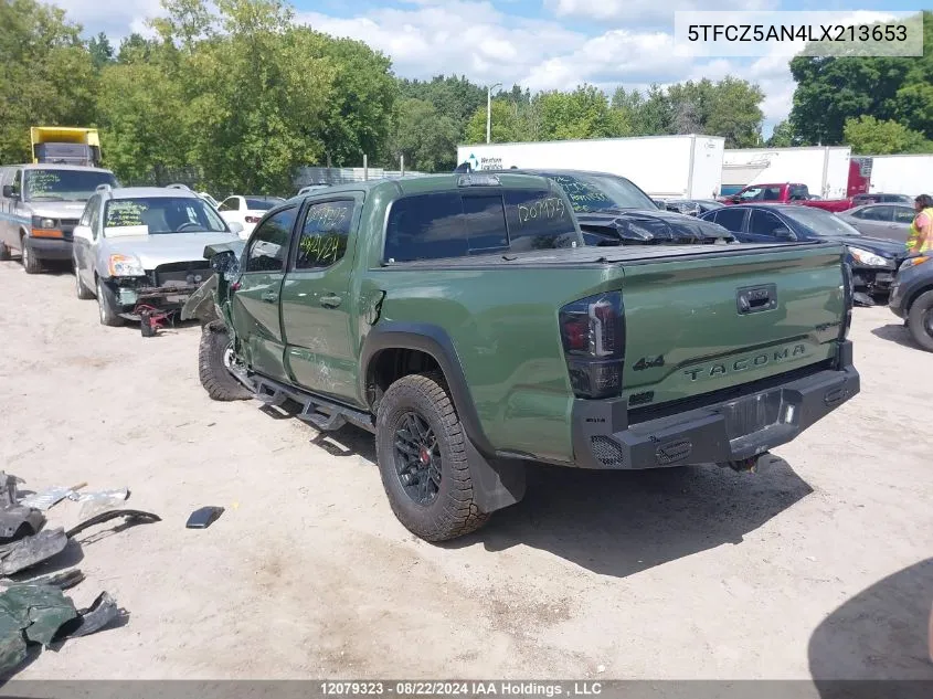 5TFCZ5AN4LX213653 2020 Toyota Tacoma Double Cab/Sr/Sr5/Trd Sport/Trd Off Road/Trd Pro