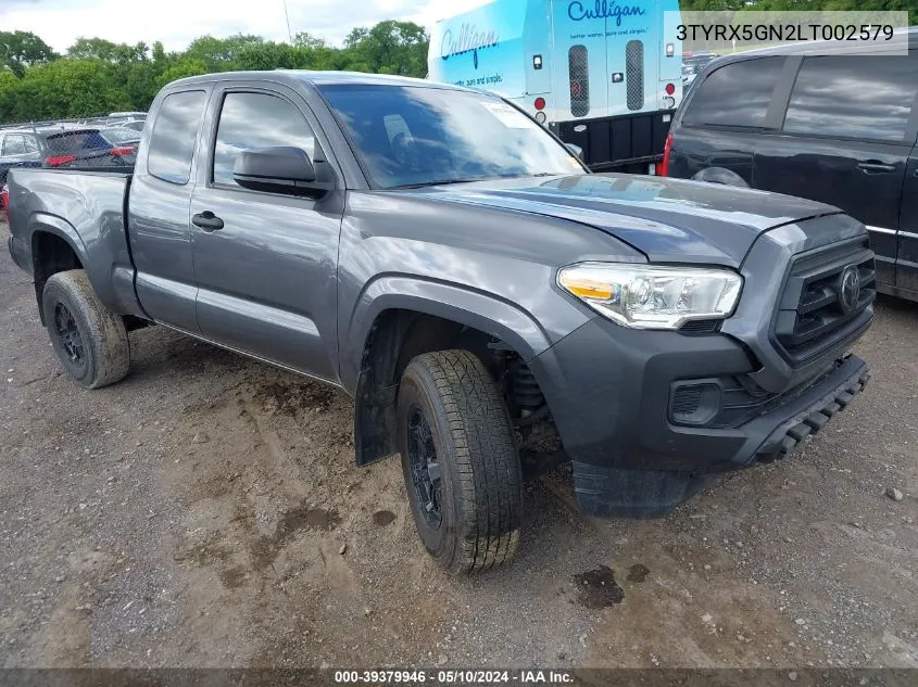 3TYRX5GN2LT002579 2020 Toyota Tacoma Sr