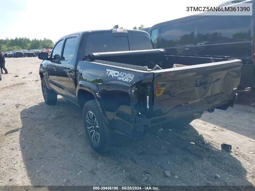 3TMCZ5AN6LM361390 2020 Toyota Tacoma Trd Sport