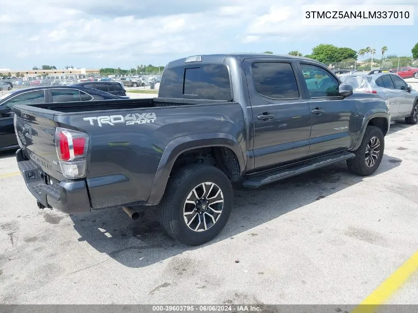 3TMCZ5AN4LM337010 2020 Toyota Tacoma Trd Sport