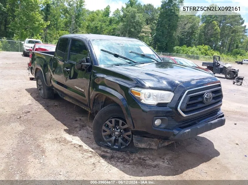 2020 Toyota Tacoma Sr5 V6 VIN: 5TFRZ5CN2LX092161 Lot: 39604617