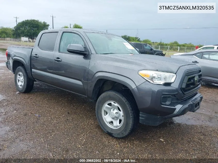 2020 Toyota Tacoma Sr V6 VIN: 3TMCZ5ANXLM320535 Lot: 39682002