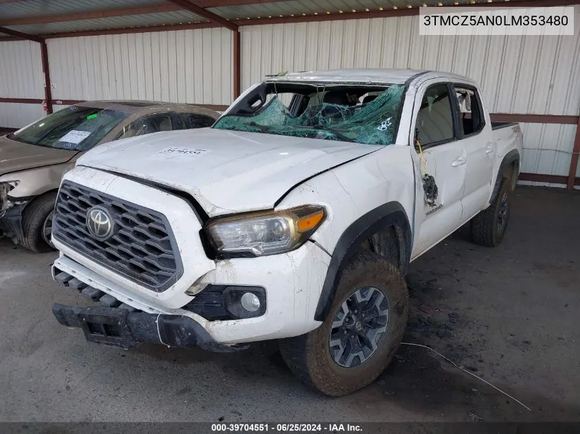 3TMCZ5AN0LM353480 2020 Toyota Tacoma Trd Off-Road