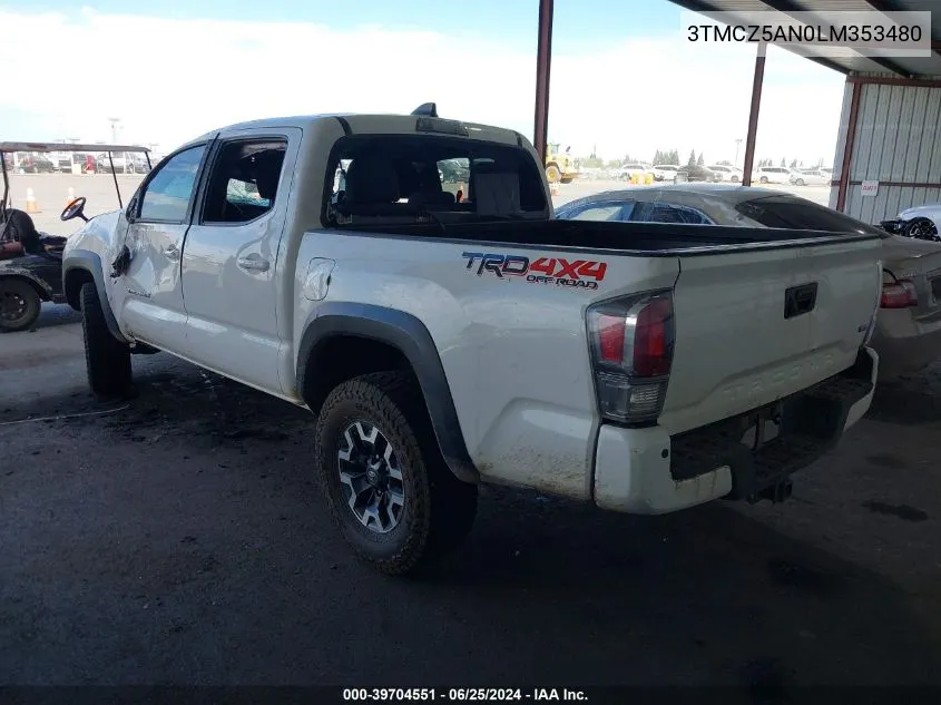 3TMCZ5AN0LM353480 2020 Toyota Tacoma Trd Off-Road