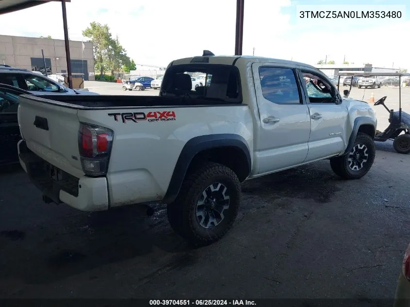 3TMCZ5AN0LM353480 2020 Toyota Tacoma Trd Off-Road