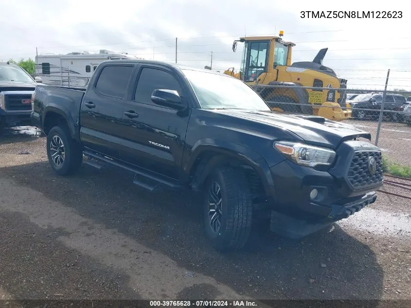 2020 Toyota Tacoma VIN: 3TMAZ5CN8LM122623 Lot: 39765628