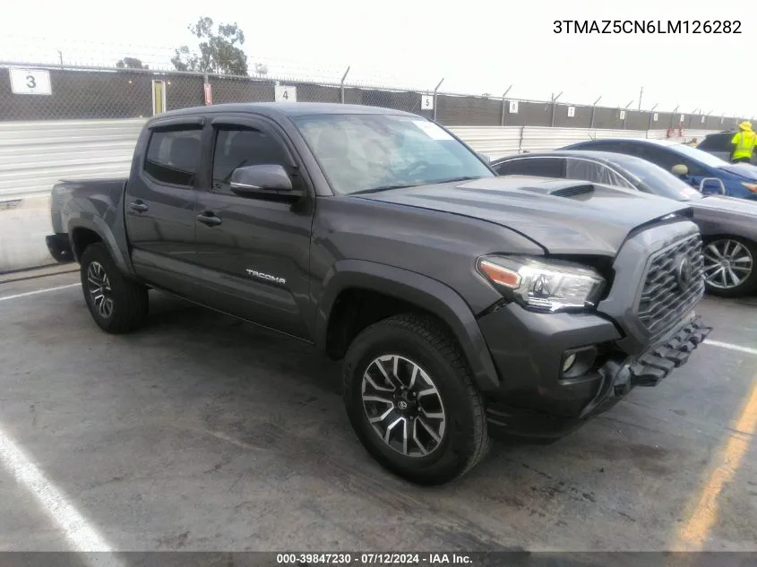 2020 Toyota Tacoma Trd Sport VIN: 3TMAZ5CN6LM126282 Lot: 39847230