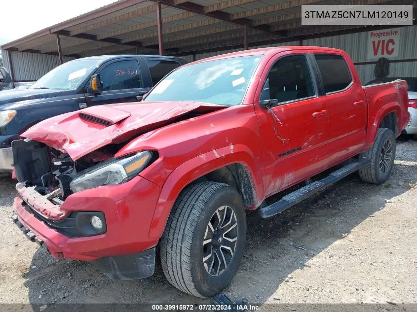 2020 Toyota Tacoma Trd Sport VIN: 3TMAZ5CN7LM120149 Lot: 39915972