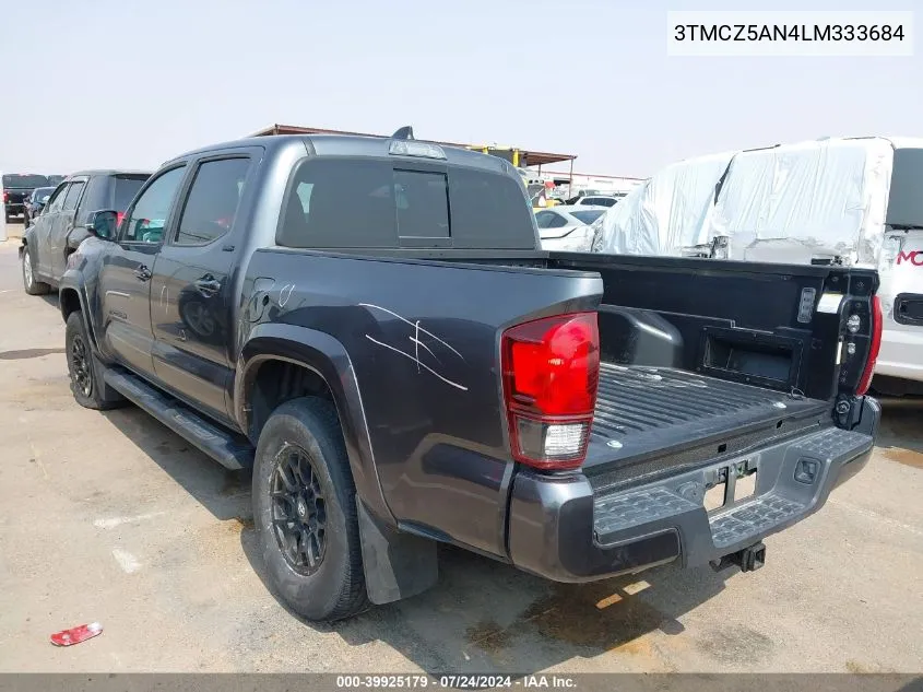 3TMCZ5AN4LM333684 2020 Toyota Tacoma Sr5 V6