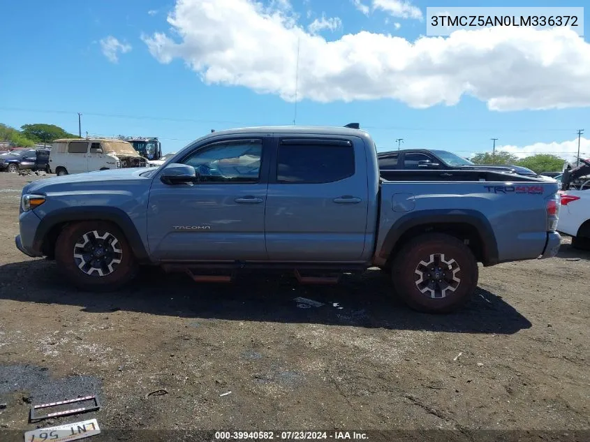 3TMCZ5AN0LM336372 2020 Toyota Tacoma Trd Off-Road