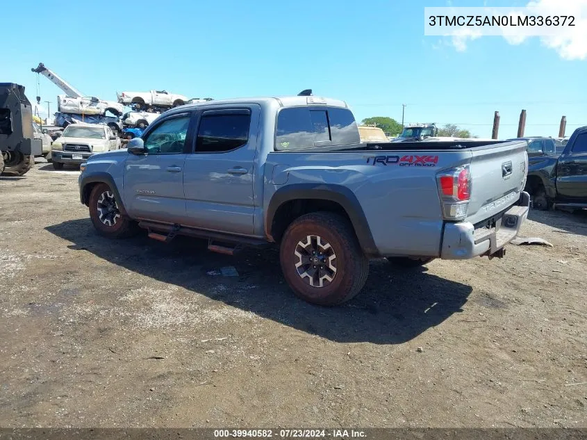 3TMCZ5AN0LM336372 2020 Toyota Tacoma Trd Off-Road