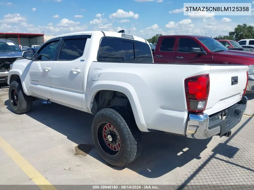 2020 Toyota Tacoma Sr5 V6 VIN: 3TMAZ5CN8LM125358 Lot: 39948160