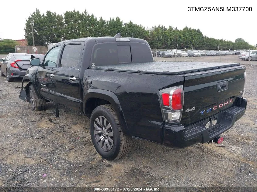 3TMGZ5AN5LM337700 2020 Toyota Tacoma Limited