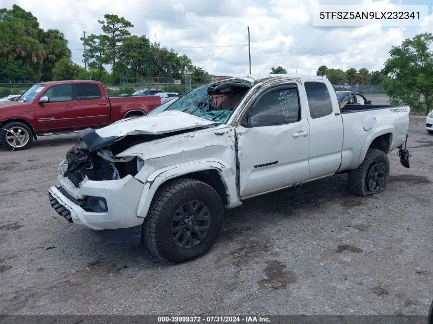 2020 Toyota Tacoma Sr5 V6 VIN: 5TFSZ5AN9LX232341 Lot: 39999372