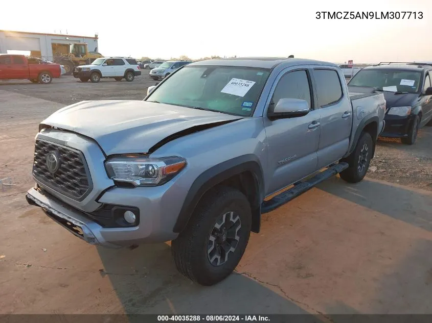 2020 Toyota Tacoma Trd Off-Road VIN: 3TMCZ5AN9LM307713 Lot: 40035288