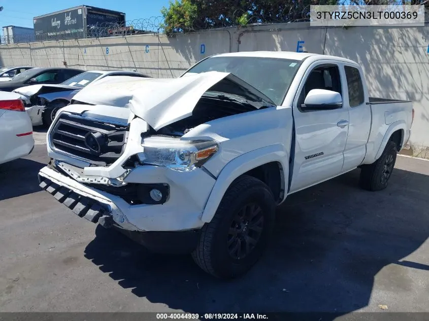 2020 Toyota Tacoma Sr5 V6 VIN: 3TYRZ5CN3LT000369 Lot: 40044939