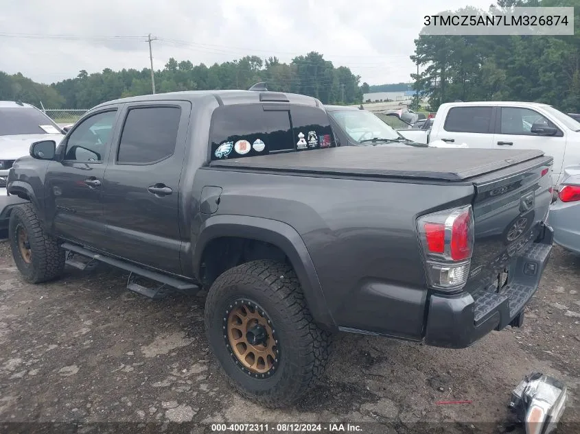 3TMCZ5AN7LM326874 2020 Toyota Tacoma Trd Sport