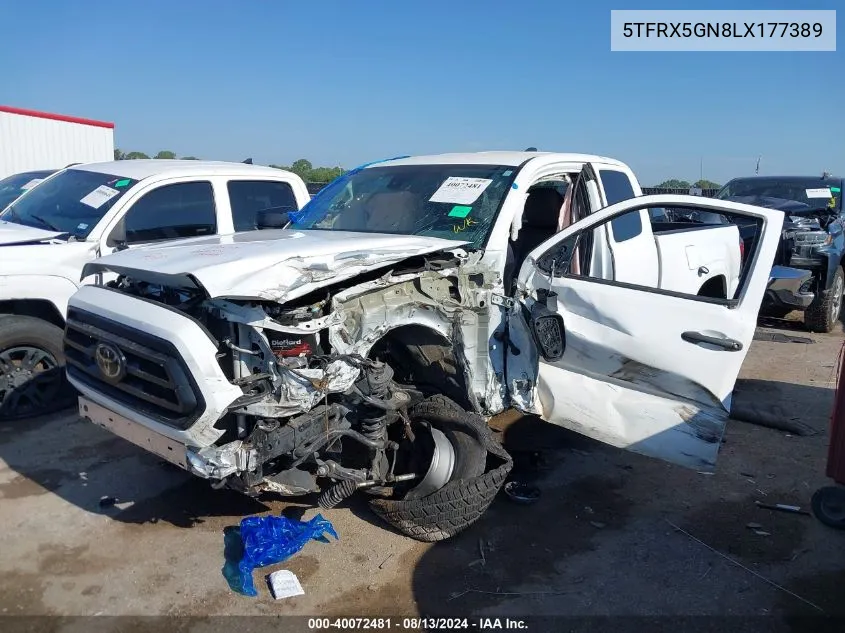 5TFRX5GN8LX177389 2020 Toyota Tacoma Sr