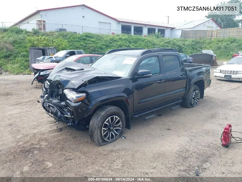 3TMCZ5AN6LM317051 2020 Toyota Tacoma Trd Sport