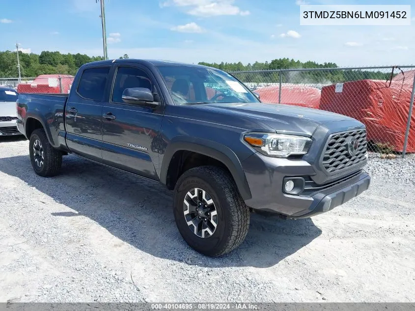 3TMDZ5BN6LM091452 2020 Toyota Tacoma Trd Off-Road