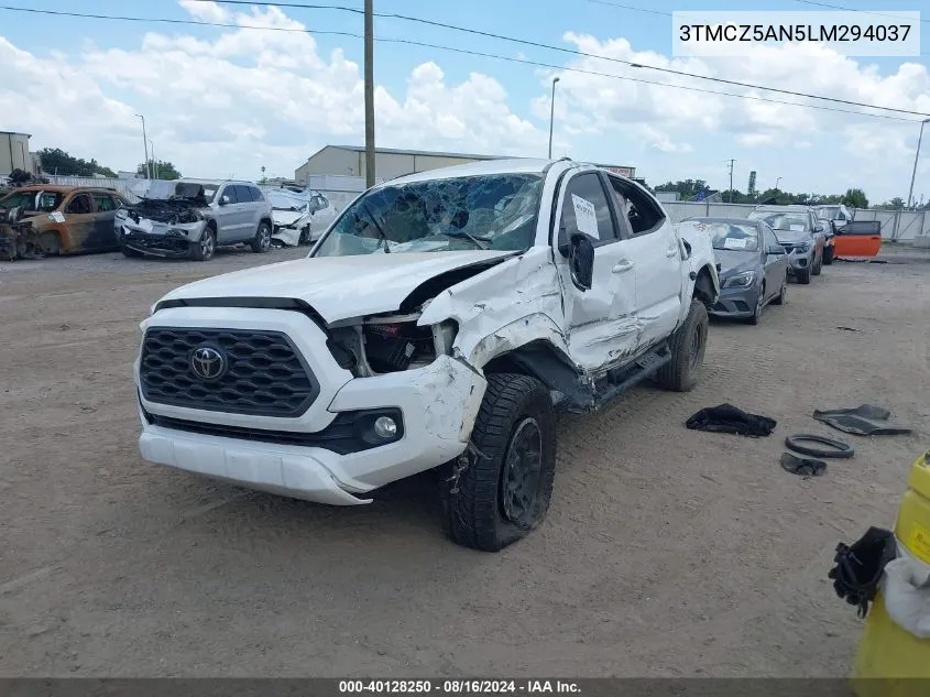 2020 Toyota Tacoma Trd Sport VIN: 3TMCZ5AN5LM294037 Lot: 40128250