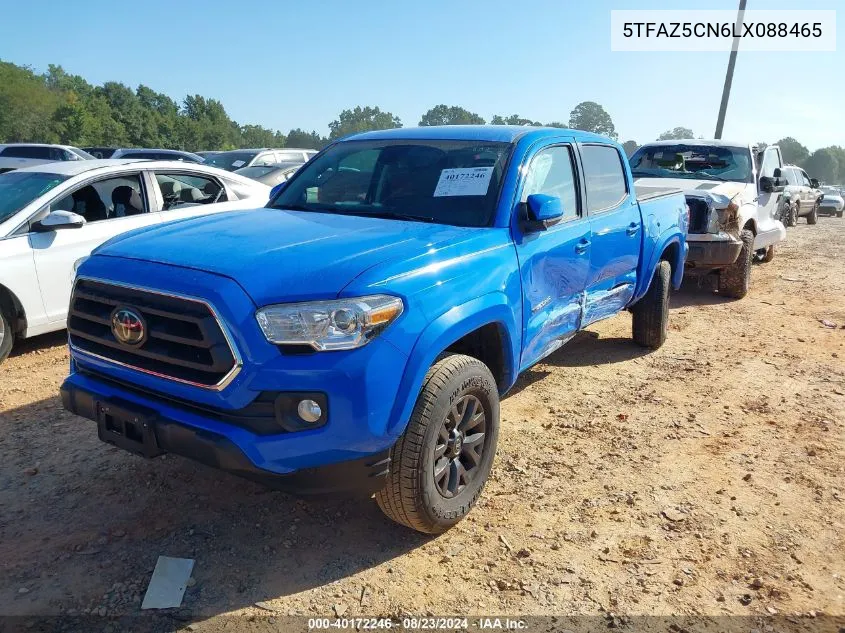 2020 Toyota Tacoma Sr5 V6 VIN: 5TFAZ5CN6LX088465 Lot: 40172246