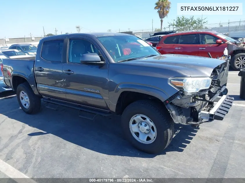 2020 Toyota Tacoma Sr5 VIN: 5TFAX5GN6LX181227 Lot: 40179796