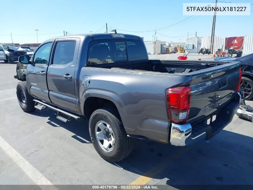 2020 Toyota Tacoma Sr5 VIN: 5TFAX5GN6LX181227 Lot: 40179796